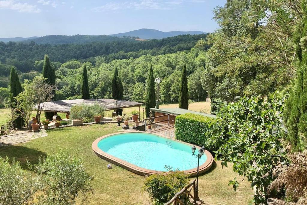 Luxury 1-Bedroom House With The Pool In Tuscany. Ангиари Екстериор снимка