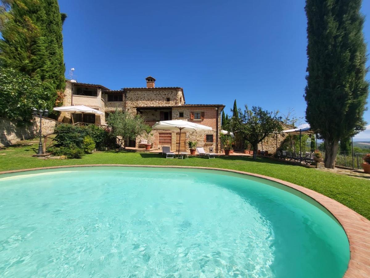 Luxury 1-Bedroom House With The Pool In Tuscany. Ангиари Екстериор снимка