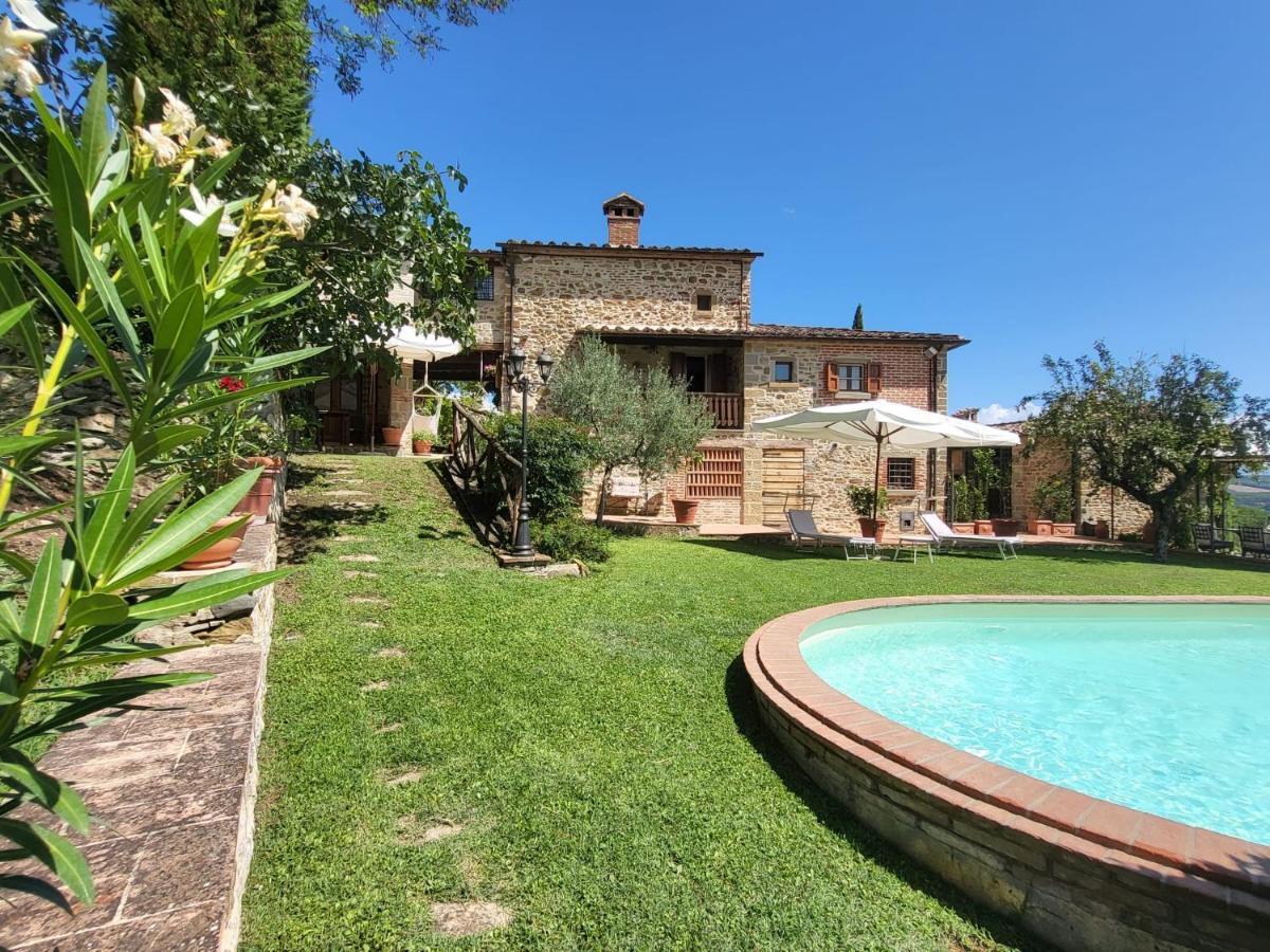Luxury 1-Bedroom House With The Pool In Tuscany. Ангиари Екстериор снимка