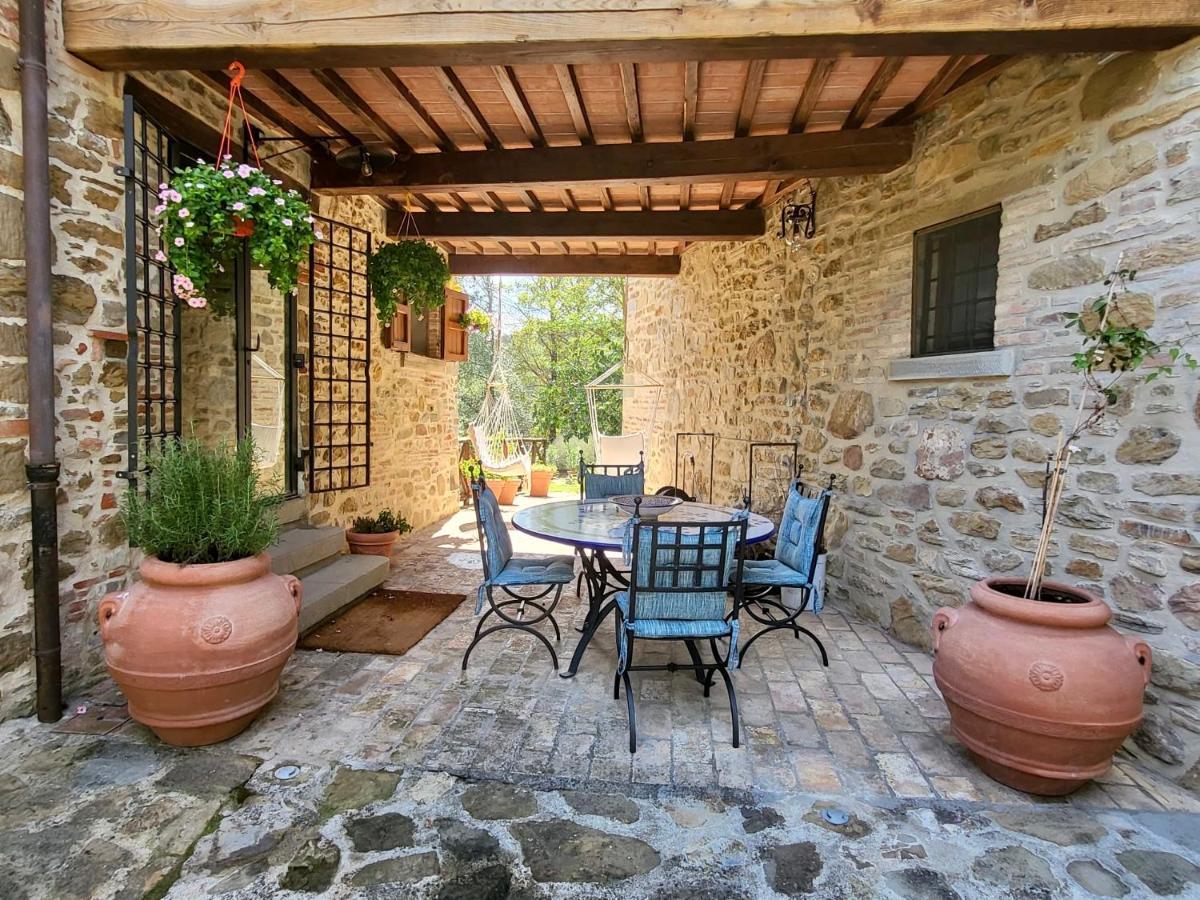 Luxury 1-Bedroom House With The Pool In Tuscany. Ангиари Екстериор снимка