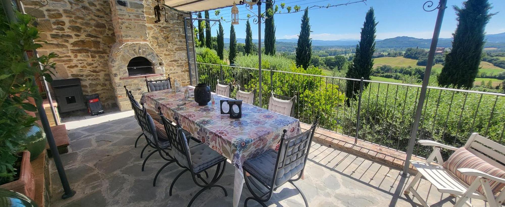 Luxury 1-Bedroom House With The Pool In Tuscany. Ангиари Екстериор снимка